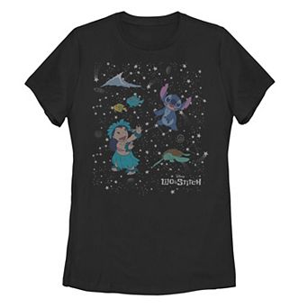 Disney's Lilo & Stitch Juniors' Constellations Graphic Tee