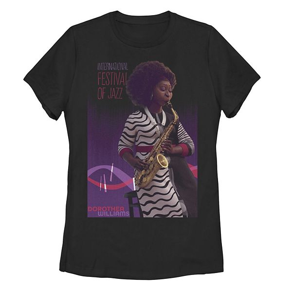 Disney Pixar Soul Juniors Dorothea Williams Festival Of Jazz Graphic Tee