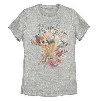 Disney's Bambi Juniors' Vintage Floral Graphic Tee