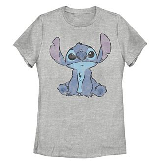 Disney's Lilo & Stitch Juniors' Simple Distressed Stitch Tee