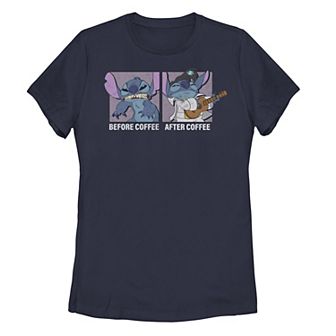 Disney's Lilo & Stitch Juniors' "Before Coffee After Coffee" Tee