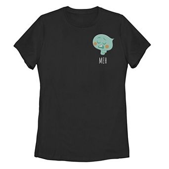 Disney / Pixar's Soul 22 Juniors' Meh Left Chest Graphic Tee