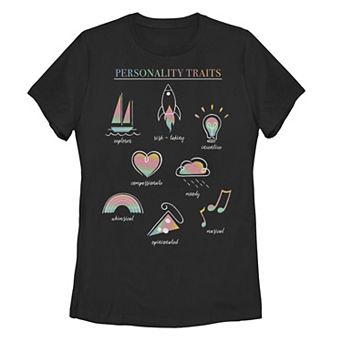 Disney / Pixar's Soul Juniors' Personality Traits Graphic Tee