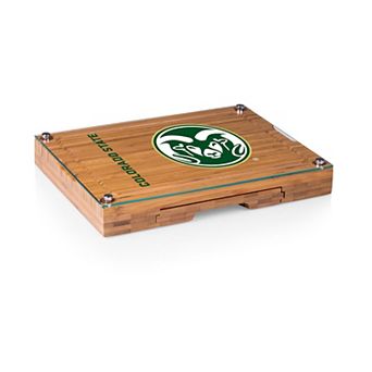 Picnic Time Colorado State Rams Concerto Glass-Top Cheese Cutting Board & Tools Set