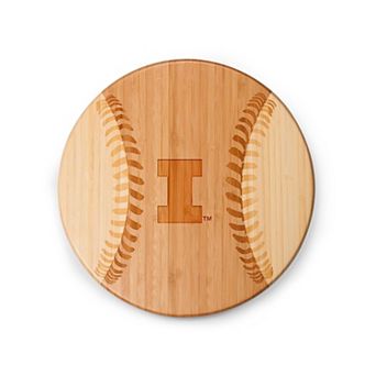 Picnic Time Illinois Fighting Illini Home Run! Baseball Cutting Board & Serving Tray
