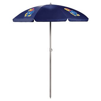 Picnic Time Kansas Jayhawks 5.5 Ft. Portable Beach Umbrella