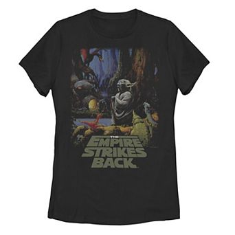 Juniors' Star Wars Classic Yoda Planet Dagobah Tee