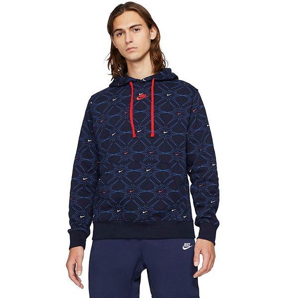 Big & Tall Nike Allover Print Club Hoodie