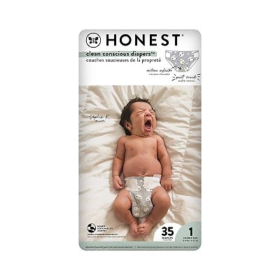 The Honest Company Size Pandas Disposable Diapers
