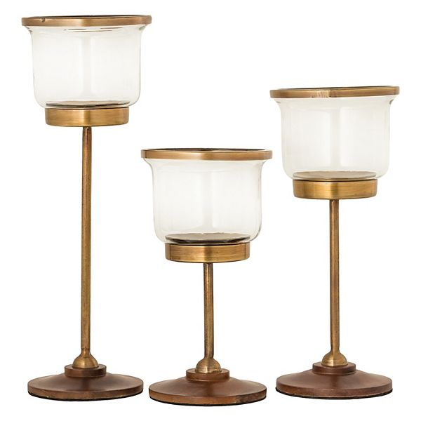 Pomeroy Danrich 3piece Pillar Candle Holder Set