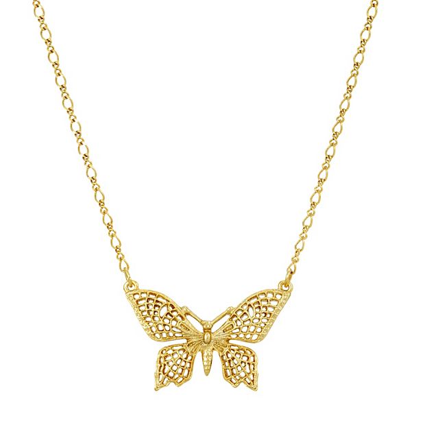 Kohls hot sale butterfly necklace