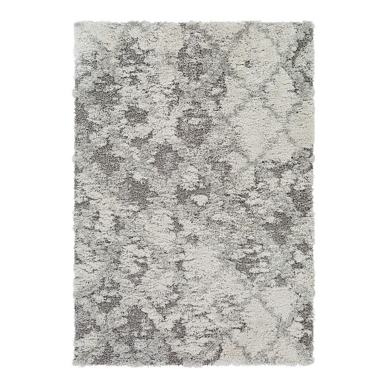 Decor 140 Alessia Modern Rug, White, 5X8 Ft