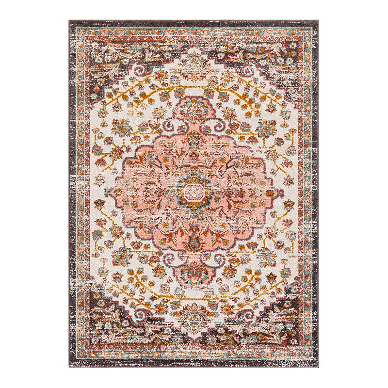 Decor 140 Armani Global Rug, Pink, 5X8 Ft