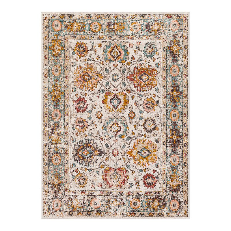 Decor 140 Baldasarre Global Rug, Yellow, 8X10 Ft