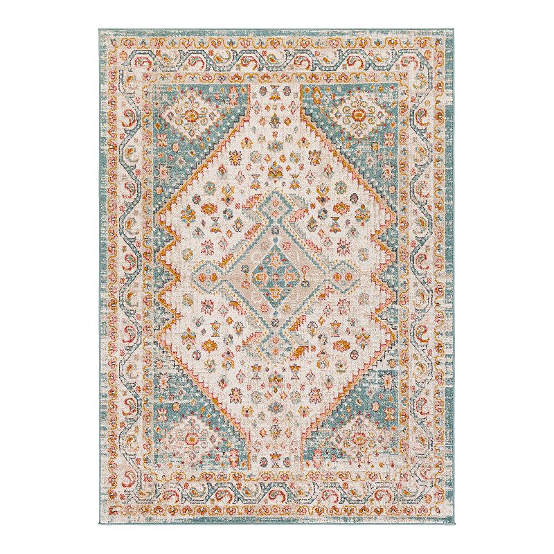 Decor 140 Bella Global Rug, Blue, 5X8 Ft