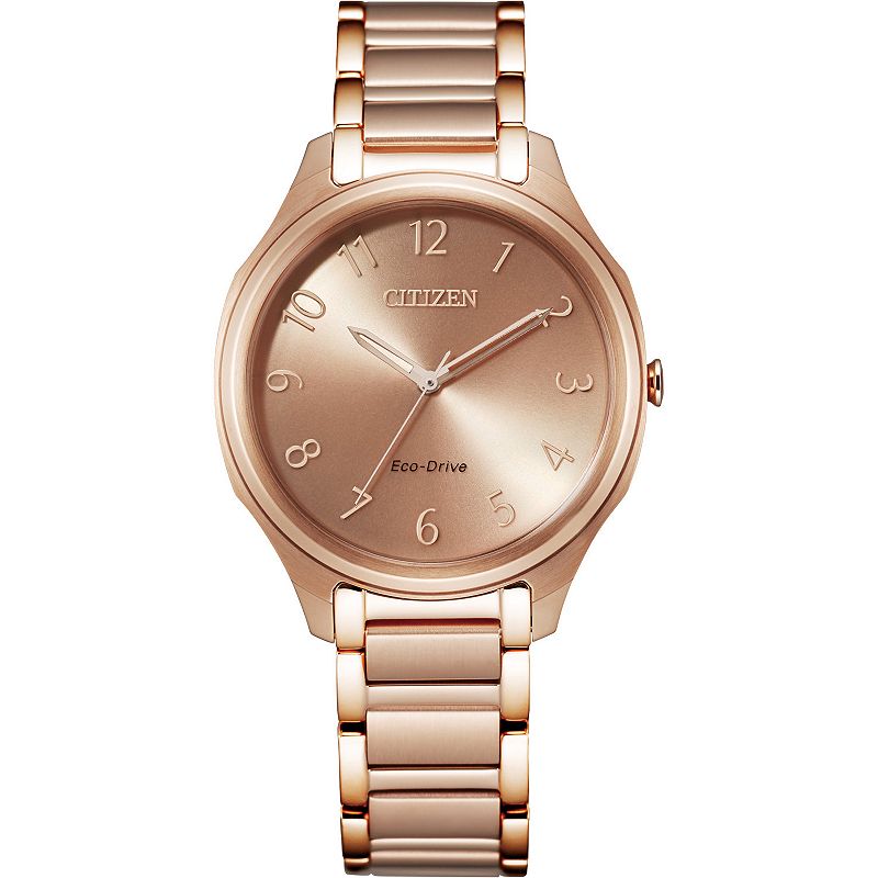 Citizen Eco-Drive Women's Pink Gold Bracelet Watch, Size: Medium
