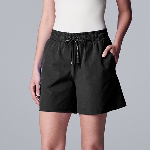 Women's Simply Vera Vera Wang Drawstring Pull-On Shorts