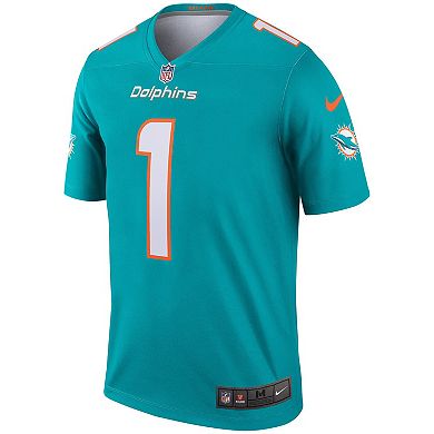 Men's Nike Tua Tagovailoa Aqua Miami Dolphins Legend Player Performance Top