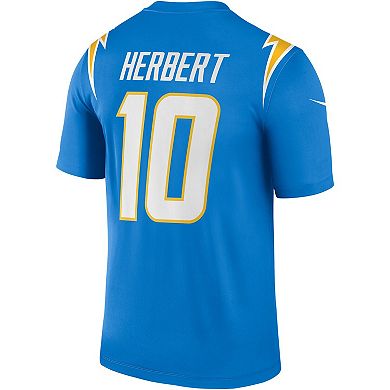 Men's Nike Justin Herbert Powder Blue Los Angeles Chargers Legend Jersey