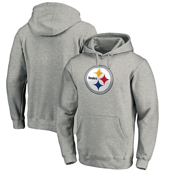 Men's Fanatics Branded Heathered Gray Pittsburgh Steelers Team