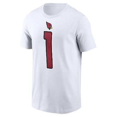 Men's Nike Kyler Murray White Arizona Cardinals Name & Number T-Shirt