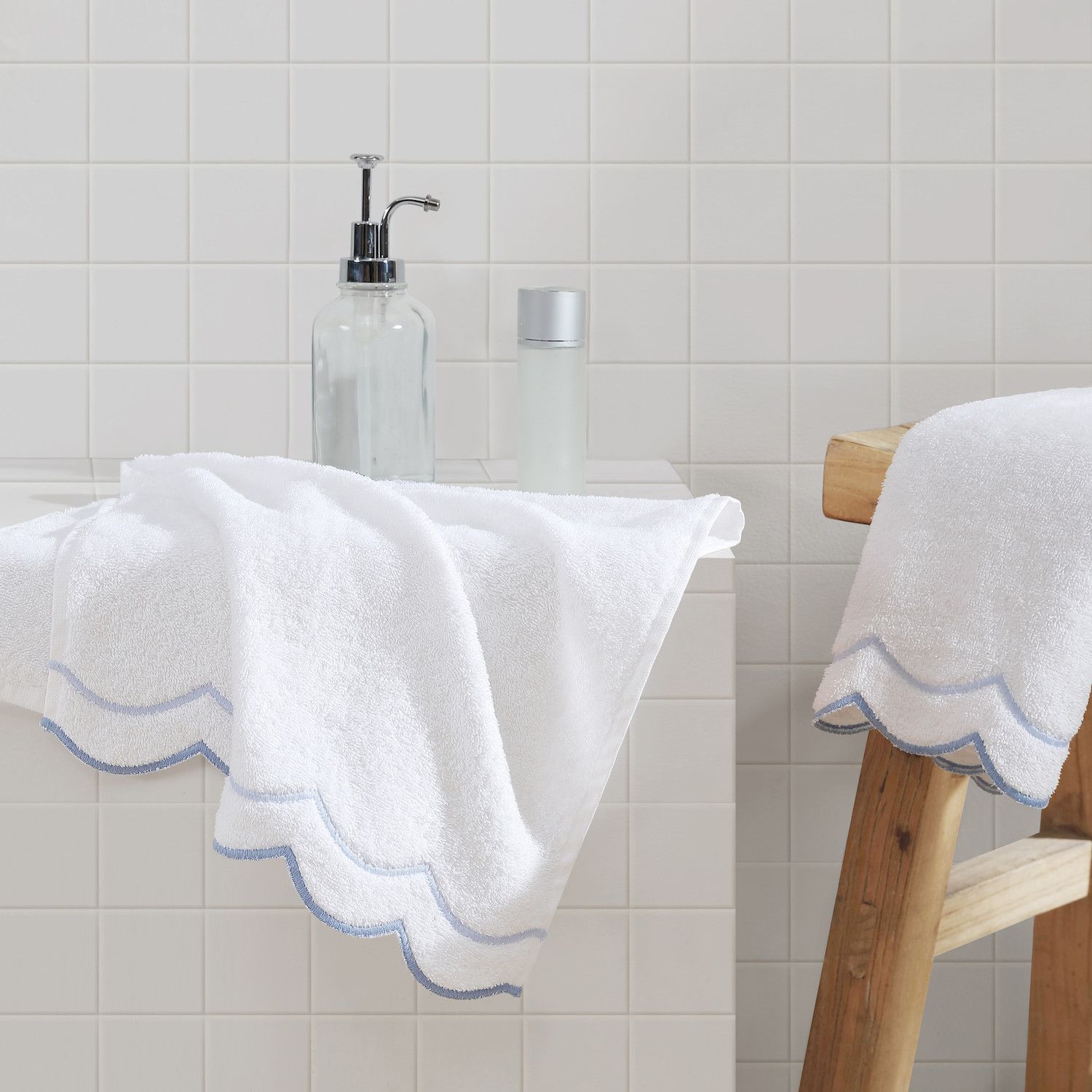 Peri Scallop Hand Towel - Thumbnail 3