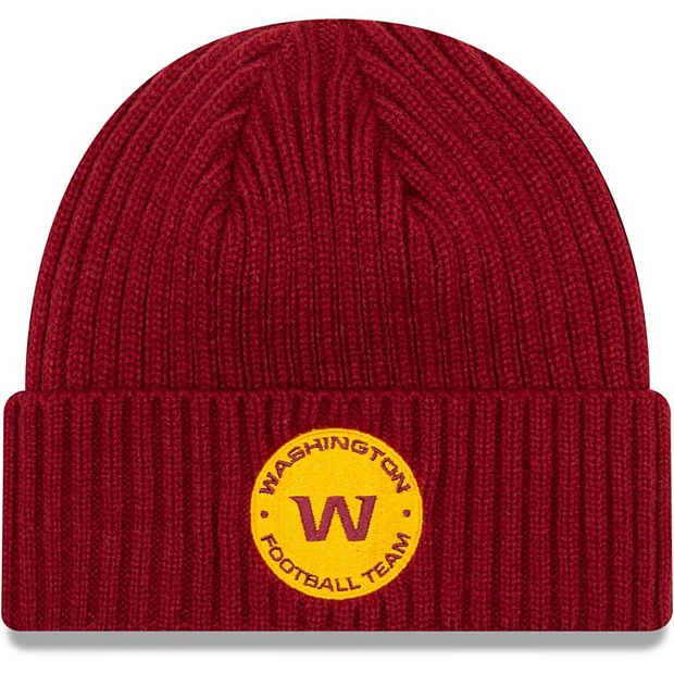 Men's New Era Burgundy Washington Football Team Alternate Logo Team Classic 39THIRTY Flex Hat