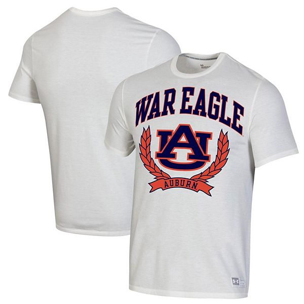 Men's Under Armour White Auburn Tigers Game Day Fade T-Shirt