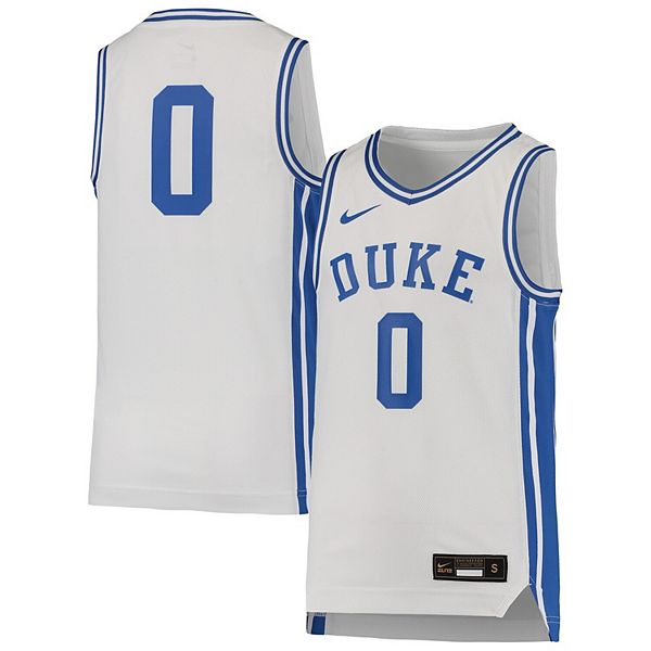 Youth Nike #1 White Duke Blue Devils Icon Replica Basketball Jersey