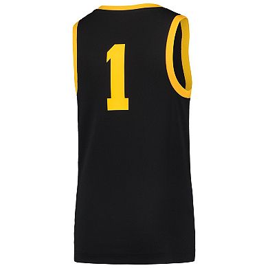 Youth Nike #1 Black Iowa Hawkeyes Team Replica Basketball Jersey