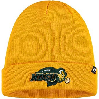 Men's '47 Gold NDSU Bison Raised Cuffed Knit Hat