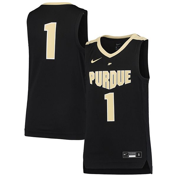 Youth ProSphere #1 White Purdue Boilermakers Basketball Jersey