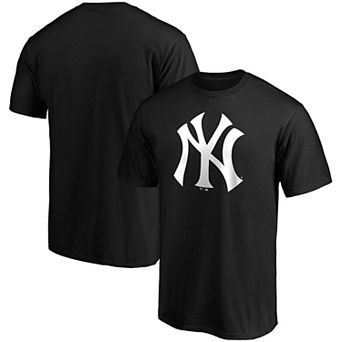 Men's Fanatics Branded Black New York Yankees Official Logo T-Shirt
