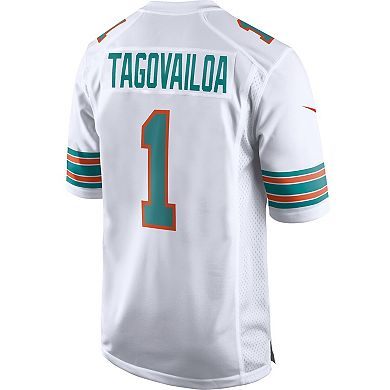 Men's Nike Tua Tagovailoa White Miami Dolphins 2nd Alternate Game Jersey
