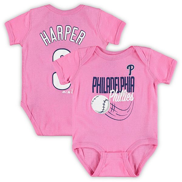 Girls Newborn & Infant Bryce Harper Pink Philadelphia Phillies