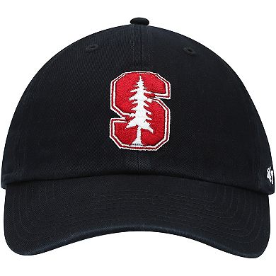 Men's '47 Black Stanford Cardinal Clean Up Adjustable Hat