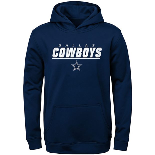 Dallas Cowboys Static Hood W/ Logo, Navy Blue/White