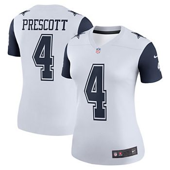 Nike Youth Boys Dak Prescott White Dallas Cowboys Color Rush Game Jersey