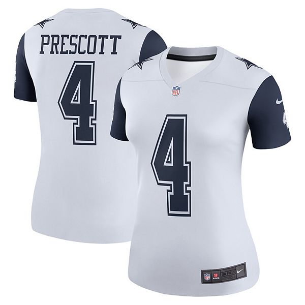 Women's Nike Dak Prescott White Dallas Cowboys Color Rush