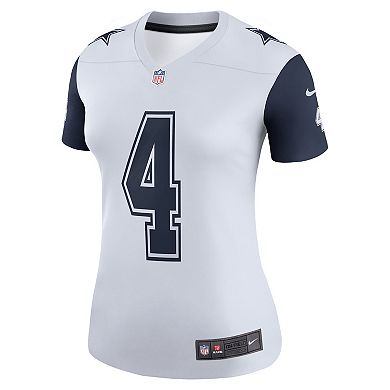 Women's Nike Dak Prescott White Dallas Cowboys Color Rush Legend Player Jersey