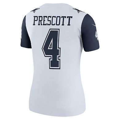 Women's Nike Dak Prescott White Dallas Cowboys Color Rush Legend Player Jersey