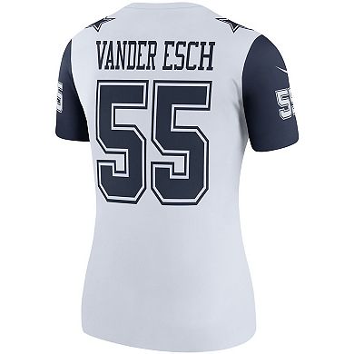 Women's Nike Leighton Vander Esch White Dallas Cowboys Color Rush Legend Player Jersey