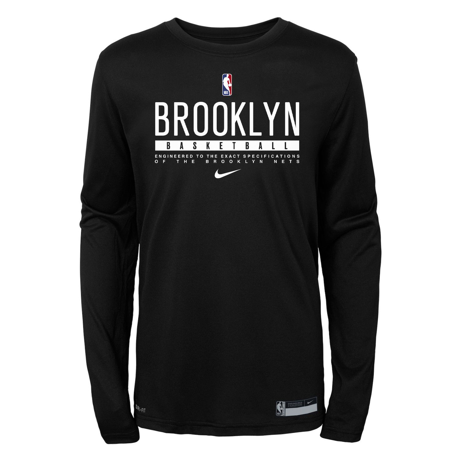 brooklyn nets long sleeve nike