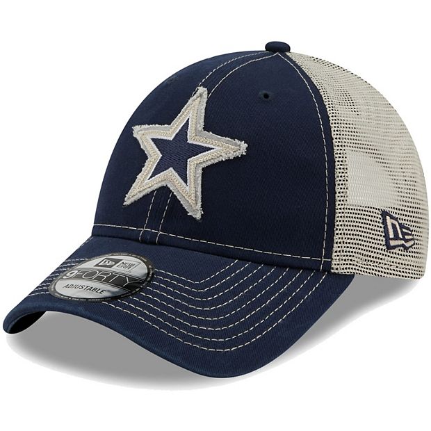 New Era Navy Dallas Cowboys Team Trucker 9FORTY Snapback Hat