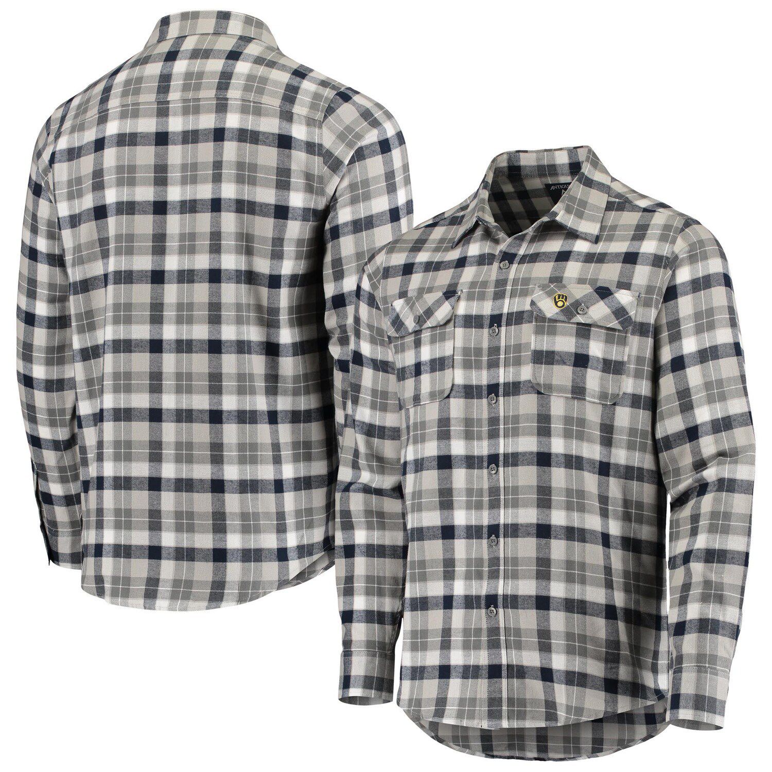 milwaukee brewers flannel shirt