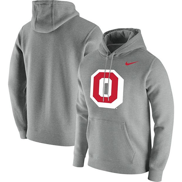 Men s Nike Heathered Gray Ohio State Buckeyes Vintage School Logo