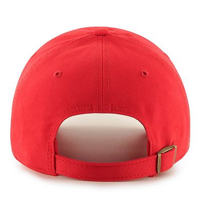 Women's '47 Red Buffalo Bills Miata Clean Up Secondary Adjustable Hat