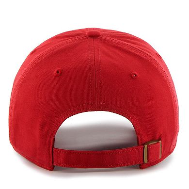 Women's '47 Red New York Giants Miata Clean Up Secondary Adjustable Hat