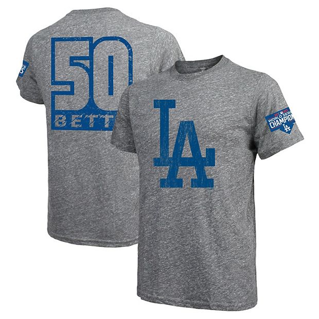 Lids Mookie Betts Los Angeles Dodgers Nike Women's Name & Number T-Shirt -  Heathered Gray