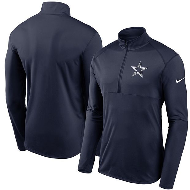 Dallas Cowboys Jacket  Nike Navy Element Performance Half-Zip